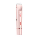 Electric Bikini Trimmer for Women, Rechargeable 2 in 1 Body & Facial Hair Removal, Waterproof Wet & Dry Use Trimmer for Women